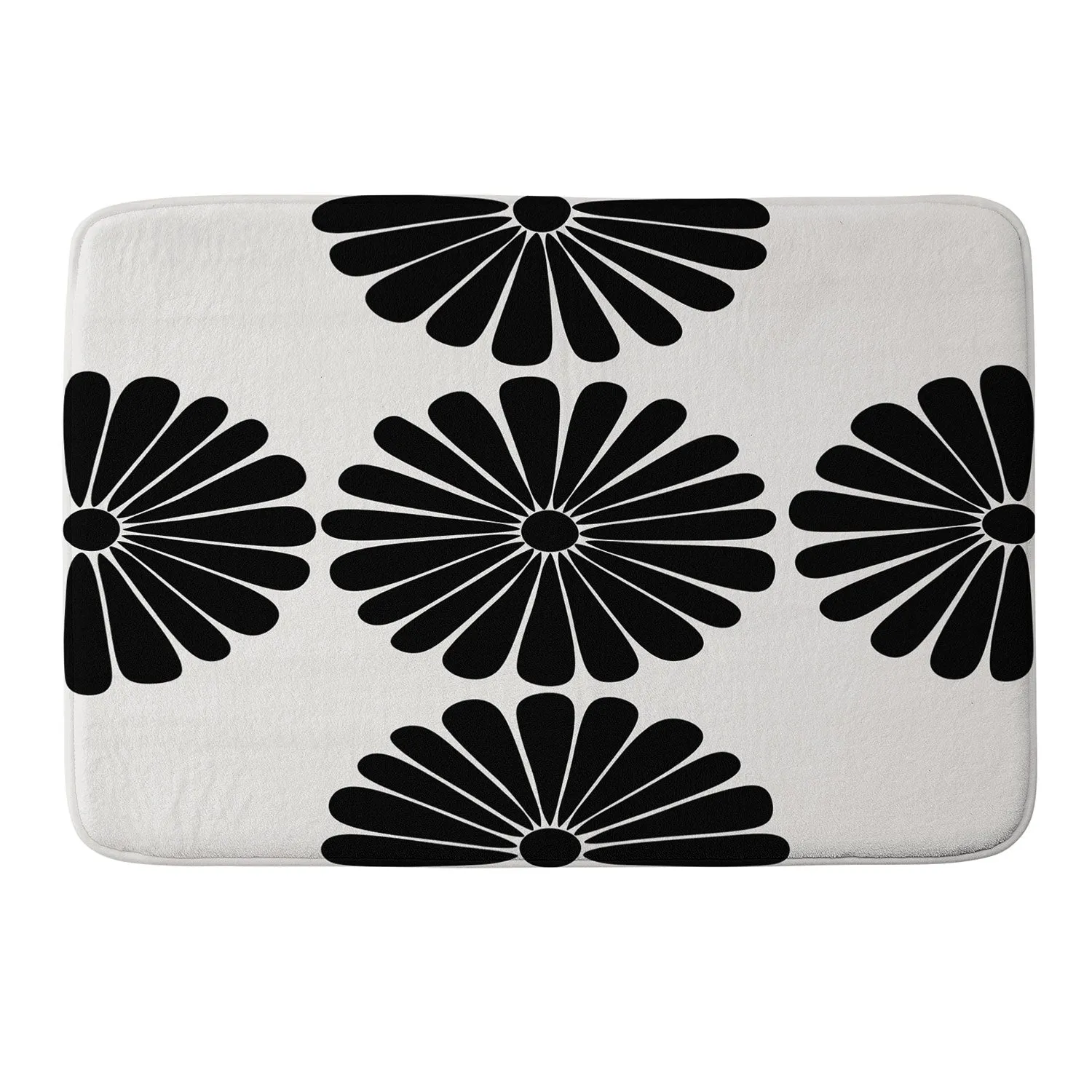 RETRO DAISY I MEMORY FOAM BATH MAT