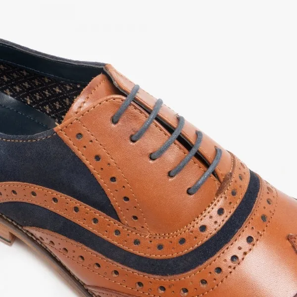 Roamers M001Bt Shoe Tan Navy