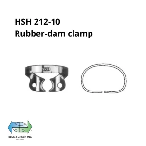 Rubber-dam clamp (HSH 212-10)