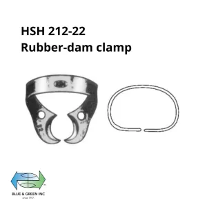 Rubber-dam clamp (HSH 212-22)