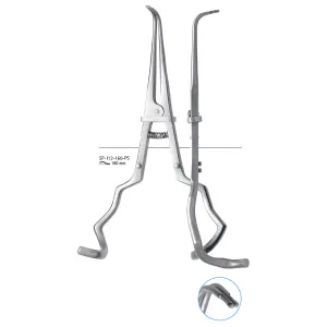 Salivation Dam Forceps with Fitting Handle (Z300-B19)