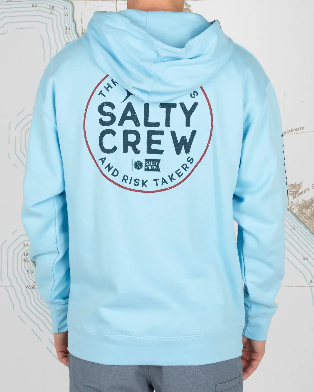 Salty Crew First Mate Fleece Light Blue