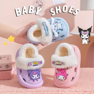 Sanrio Clogs Kids' Fleece Sandals (Removable Fleece)