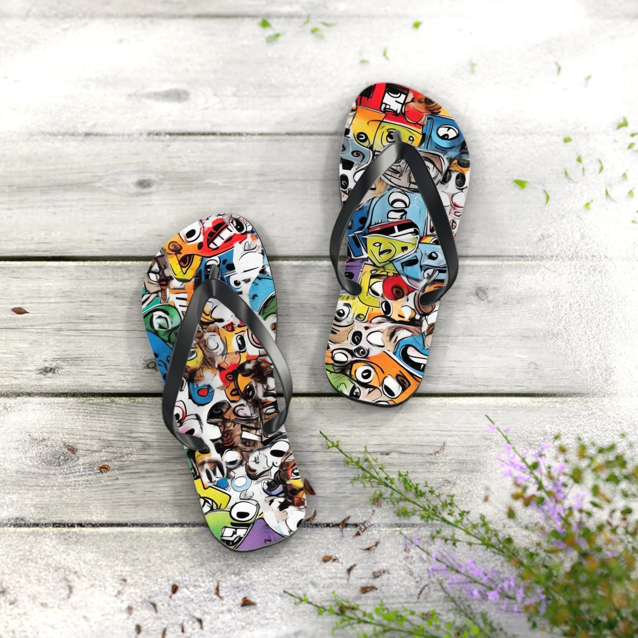SlipSlap Flip Flops - Trendy Summer Footwear for Beach and Casual Outings