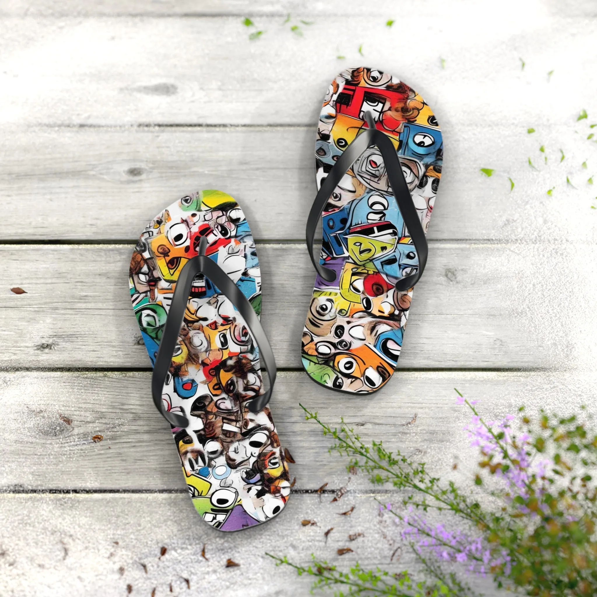 SlipSlap Flip Flops - Trendy Summer Footwear for Beach and Casual Outings