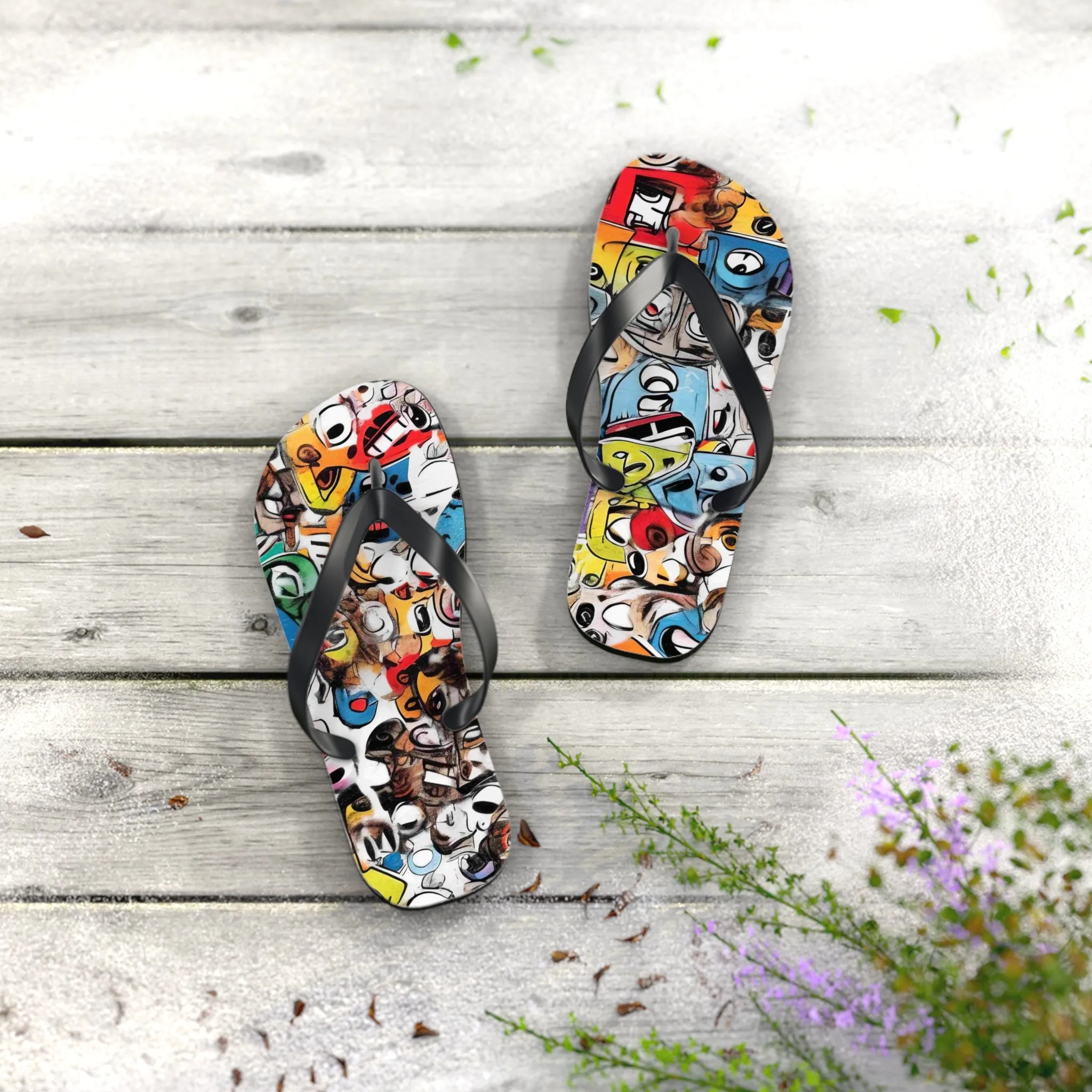 SlipSlap Flip Flops - Trendy Summer Footwear for Beach and Casual Outings
