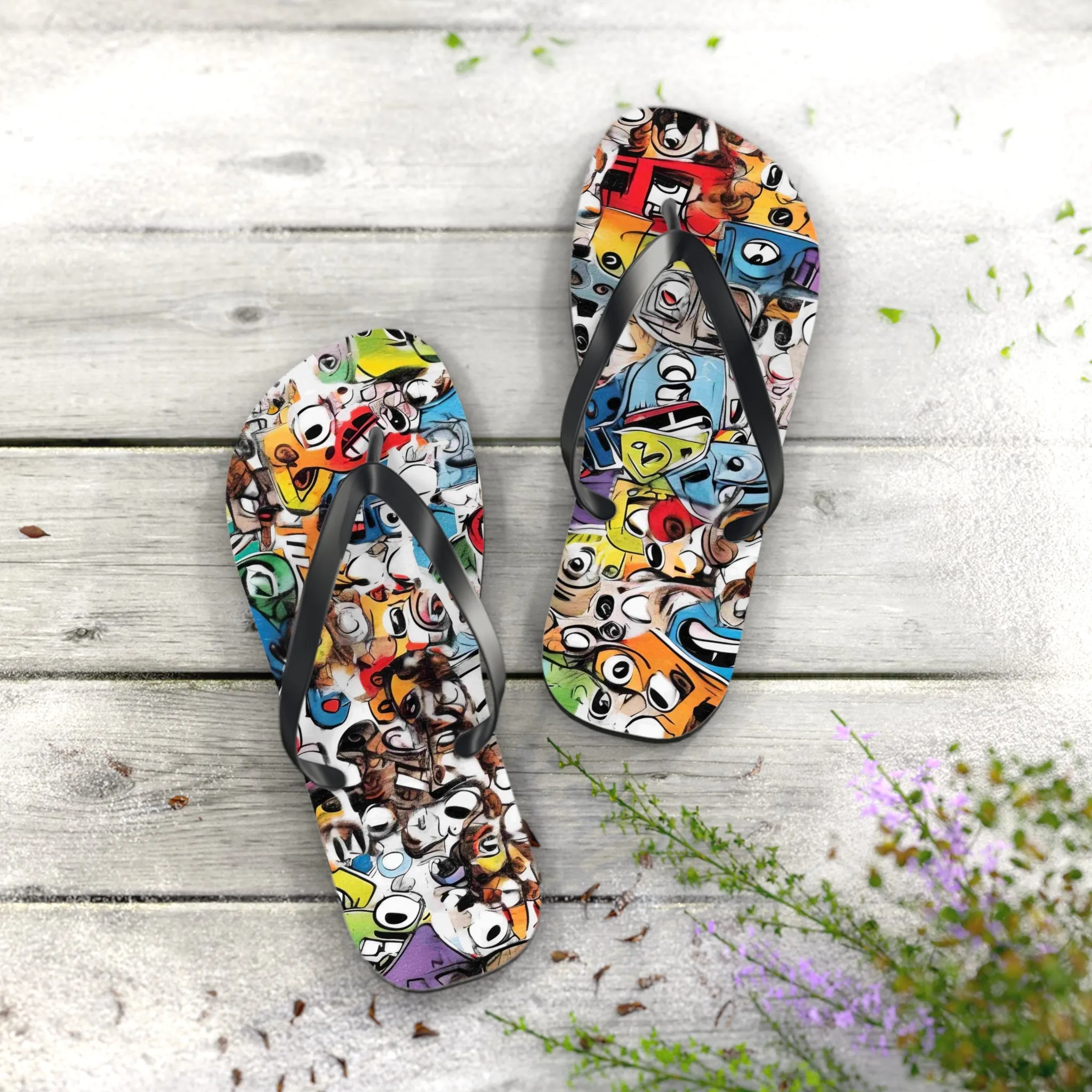 SlipSlap Flip Flops - Trendy Summer Footwear for Beach and Casual Outings