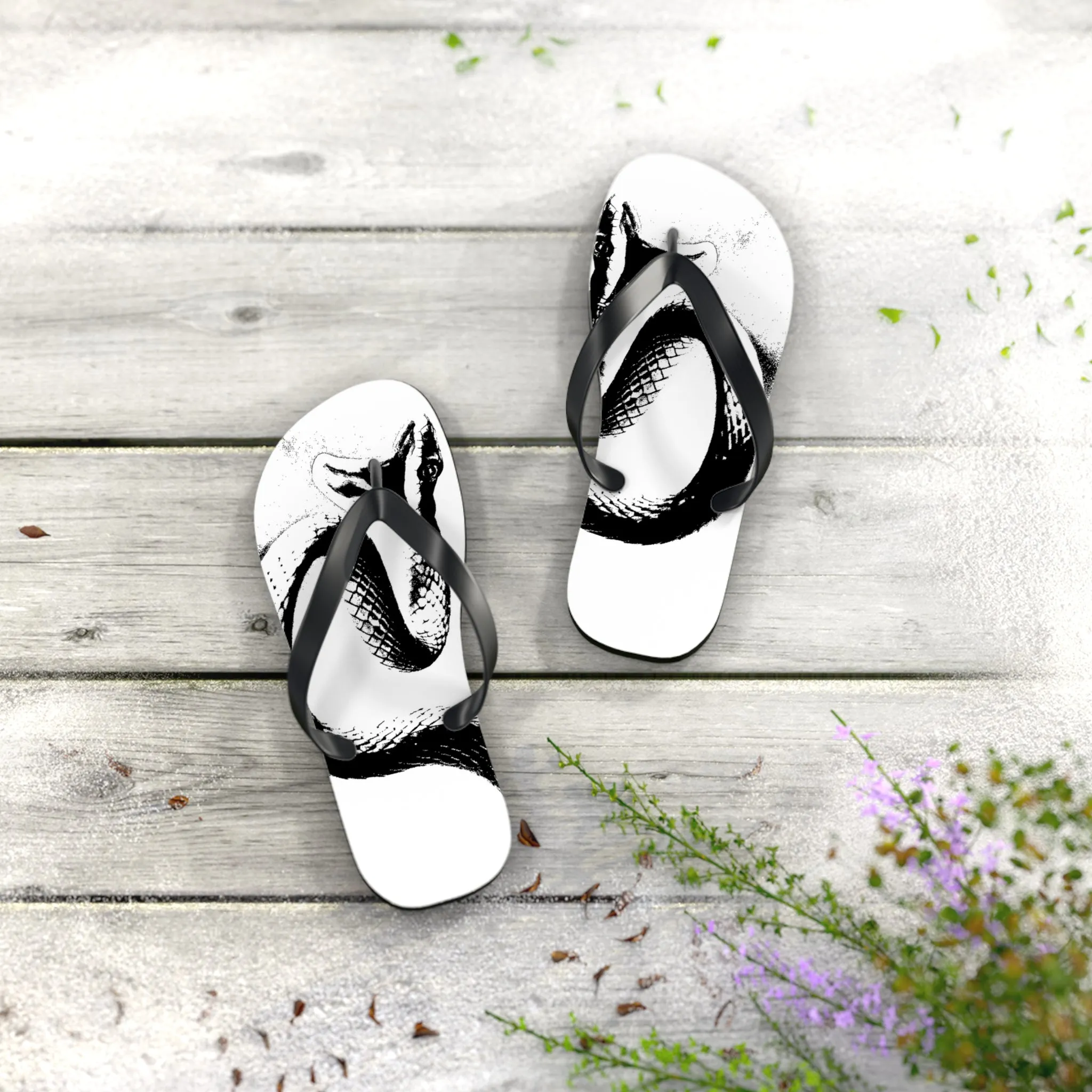 Snake Flip Flops