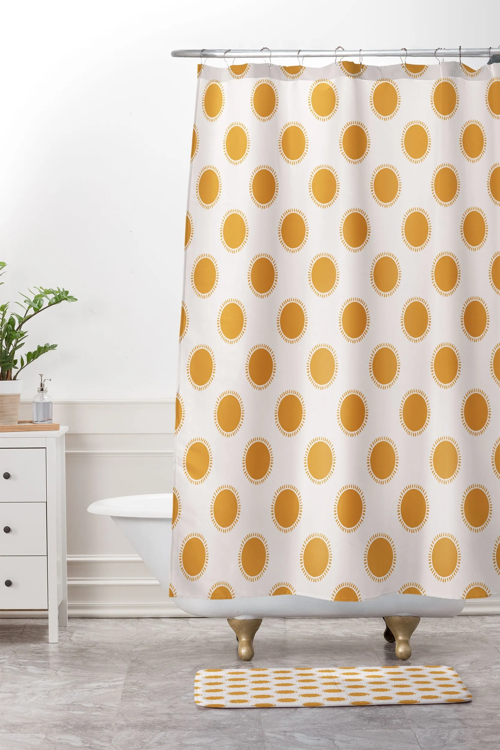 SUMMER DESERT SUN MEMORY FOAM BATH MAT