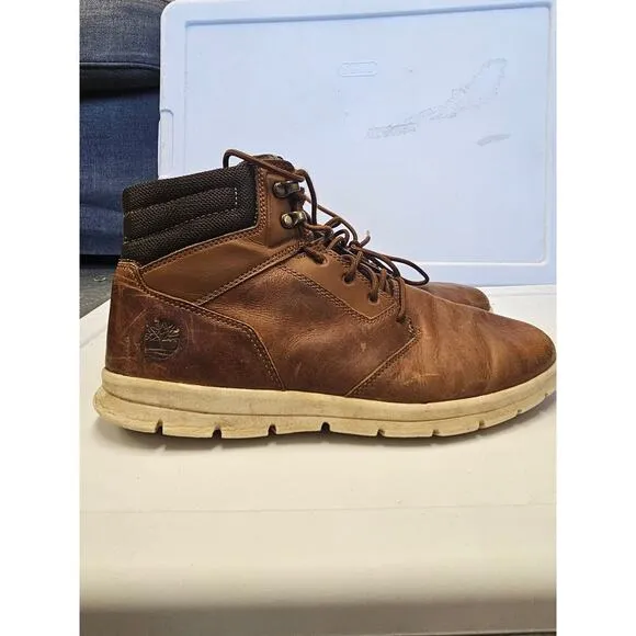 Timberland Men's Graydon Memory Foam Water Resistant Sneaker Boot Brown Size 8.5