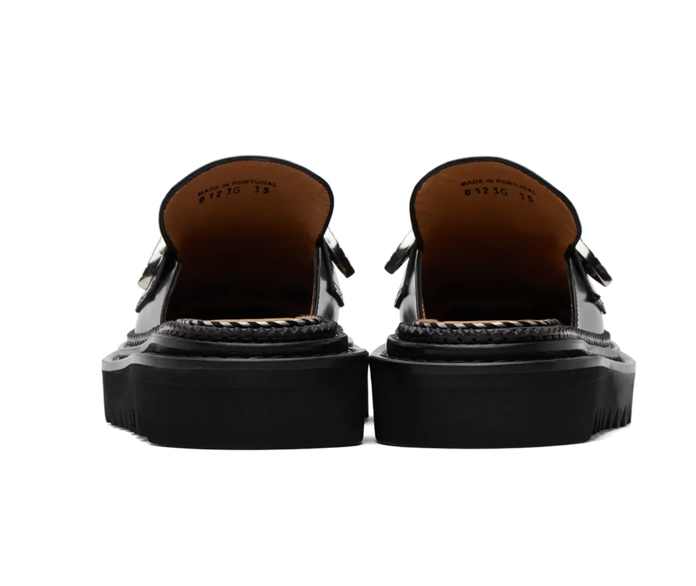 Toga Pulla Black Tassel Loafers