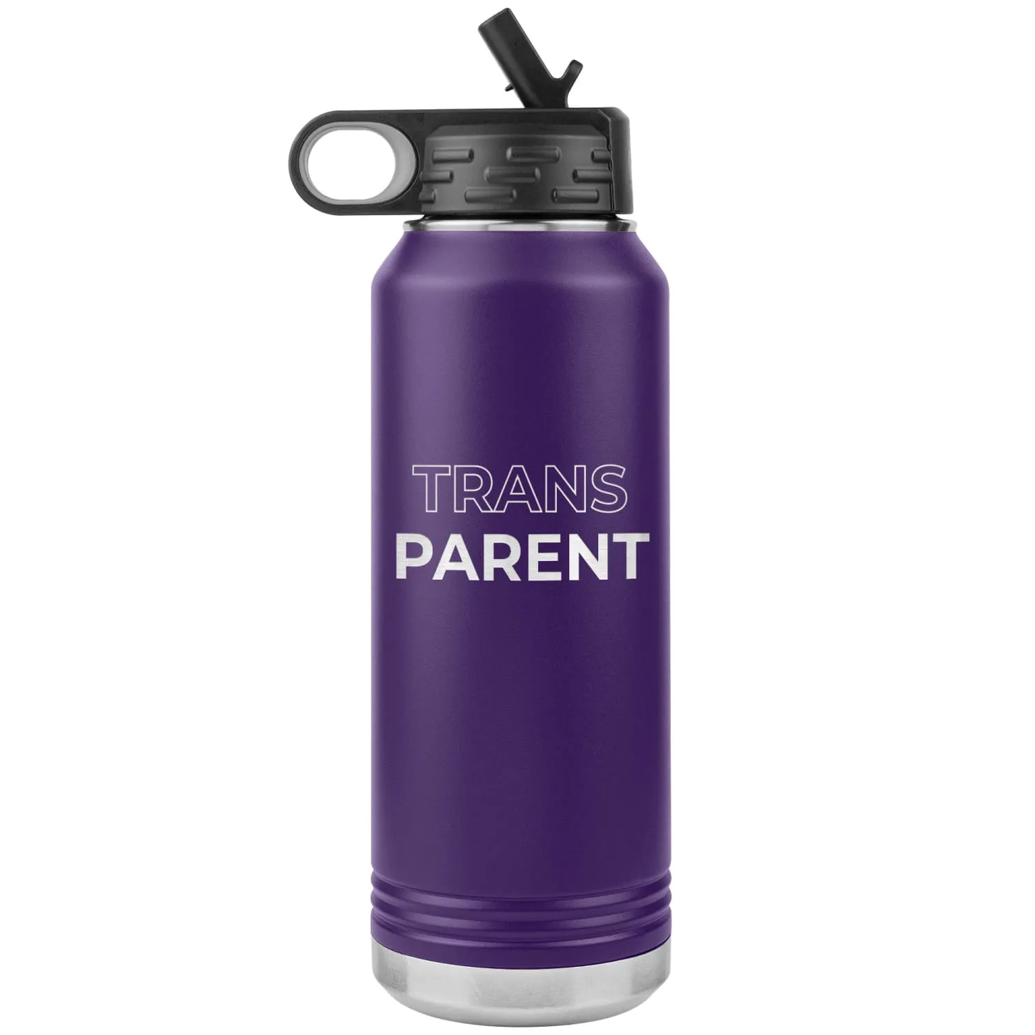 TransPARENT 32oz Water Bottle Tumbler