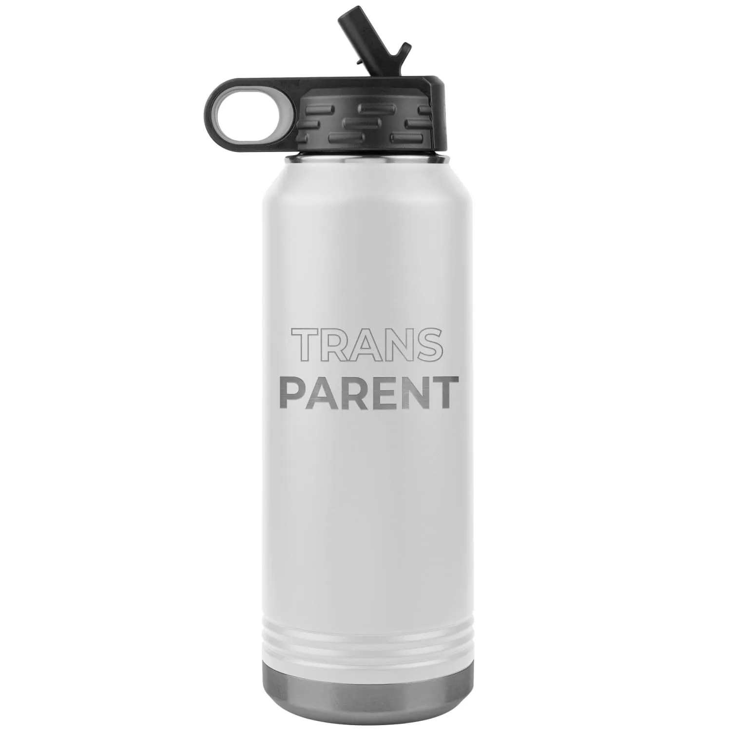 TransPARENT 32oz Water Bottle Tumbler