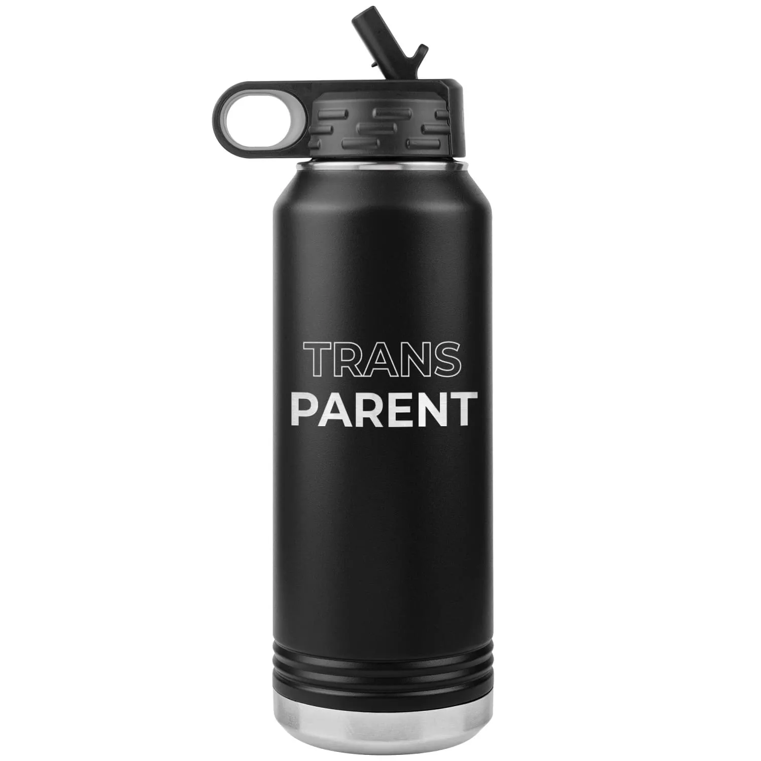TransPARENT 32oz Water Bottle Tumbler