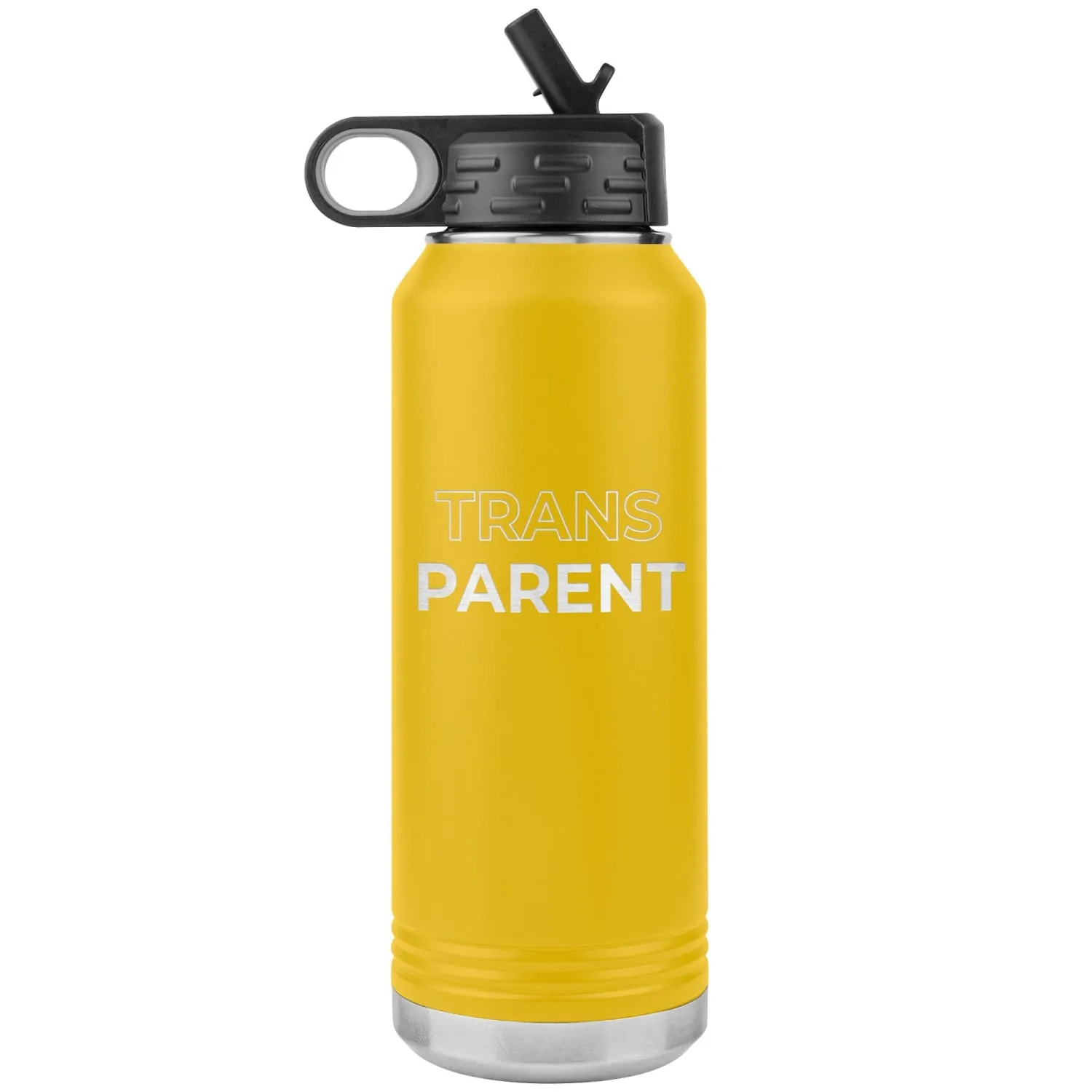 TransPARENT 32oz Water Bottle Tumbler