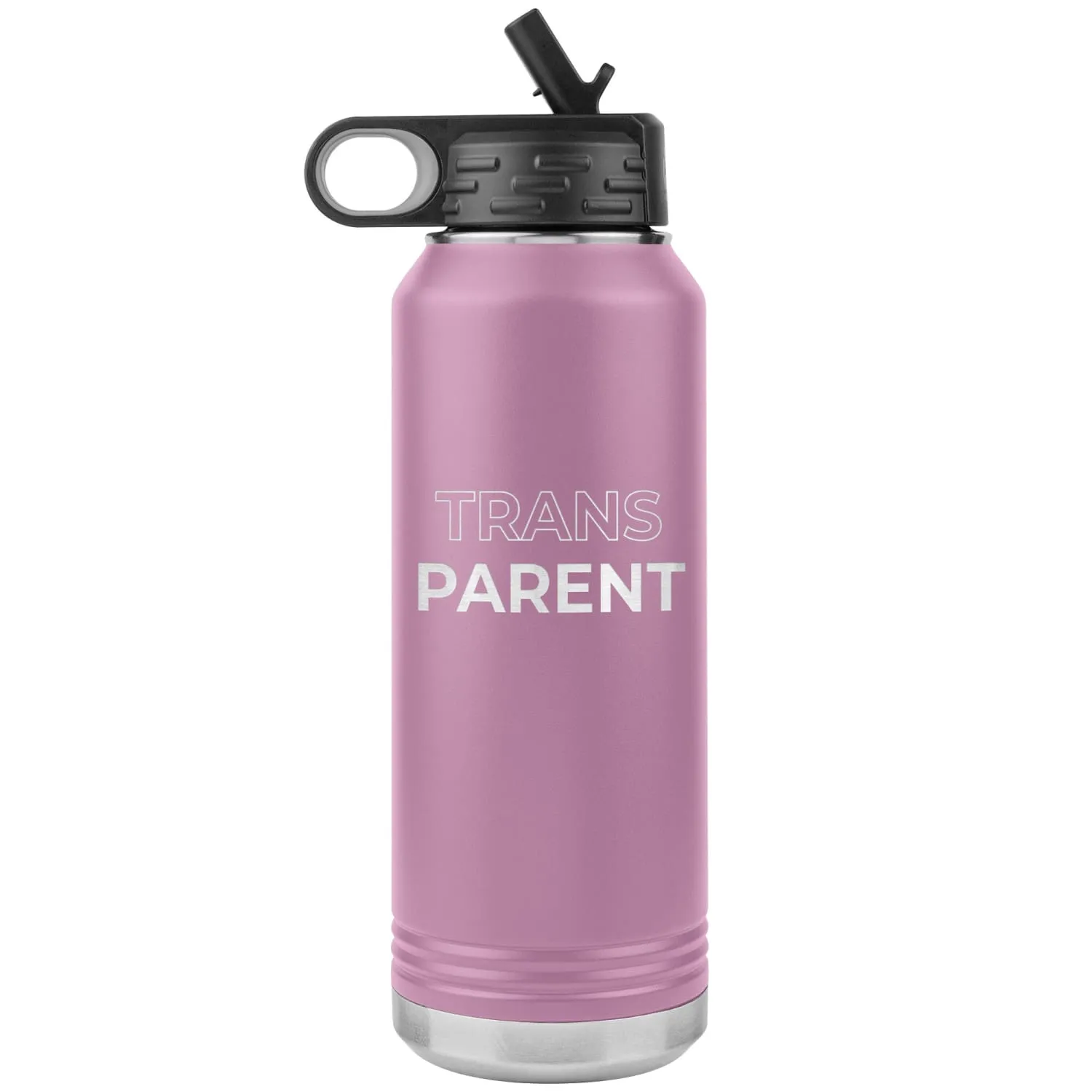 TransPARENT 32oz Water Bottle Tumbler
