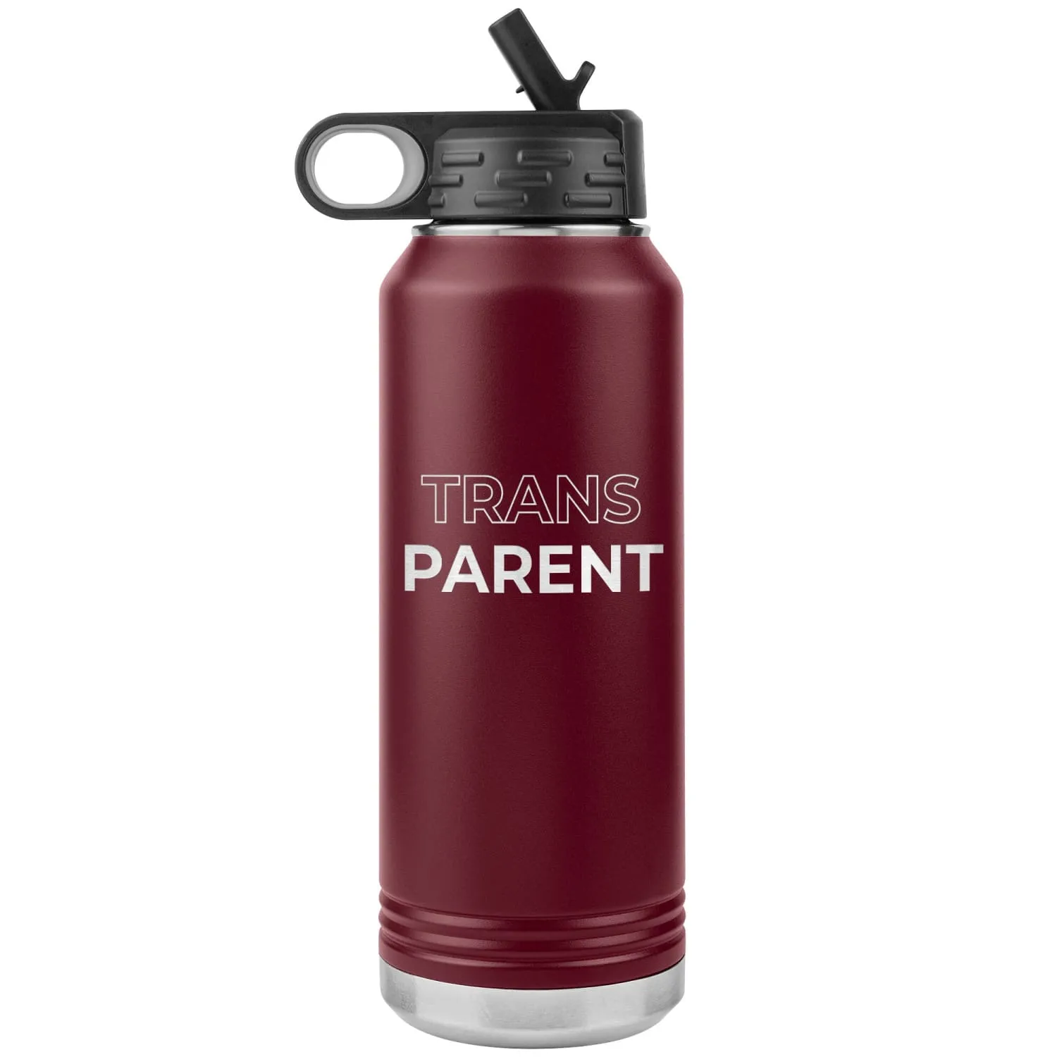 TransPARENT 32oz Water Bottle Tumbler