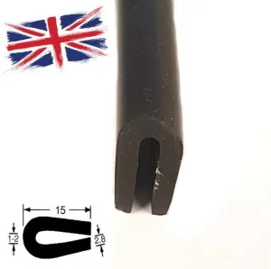 TSEC 1177 EPDM Rubber U Channel