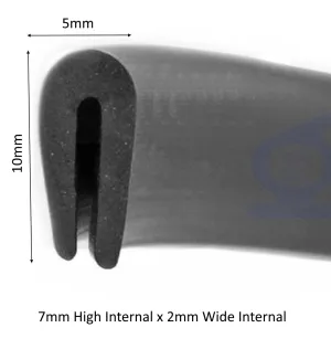 TSEC 1A Rounded U Channel - 1-2mmx 10mmx1.2mm