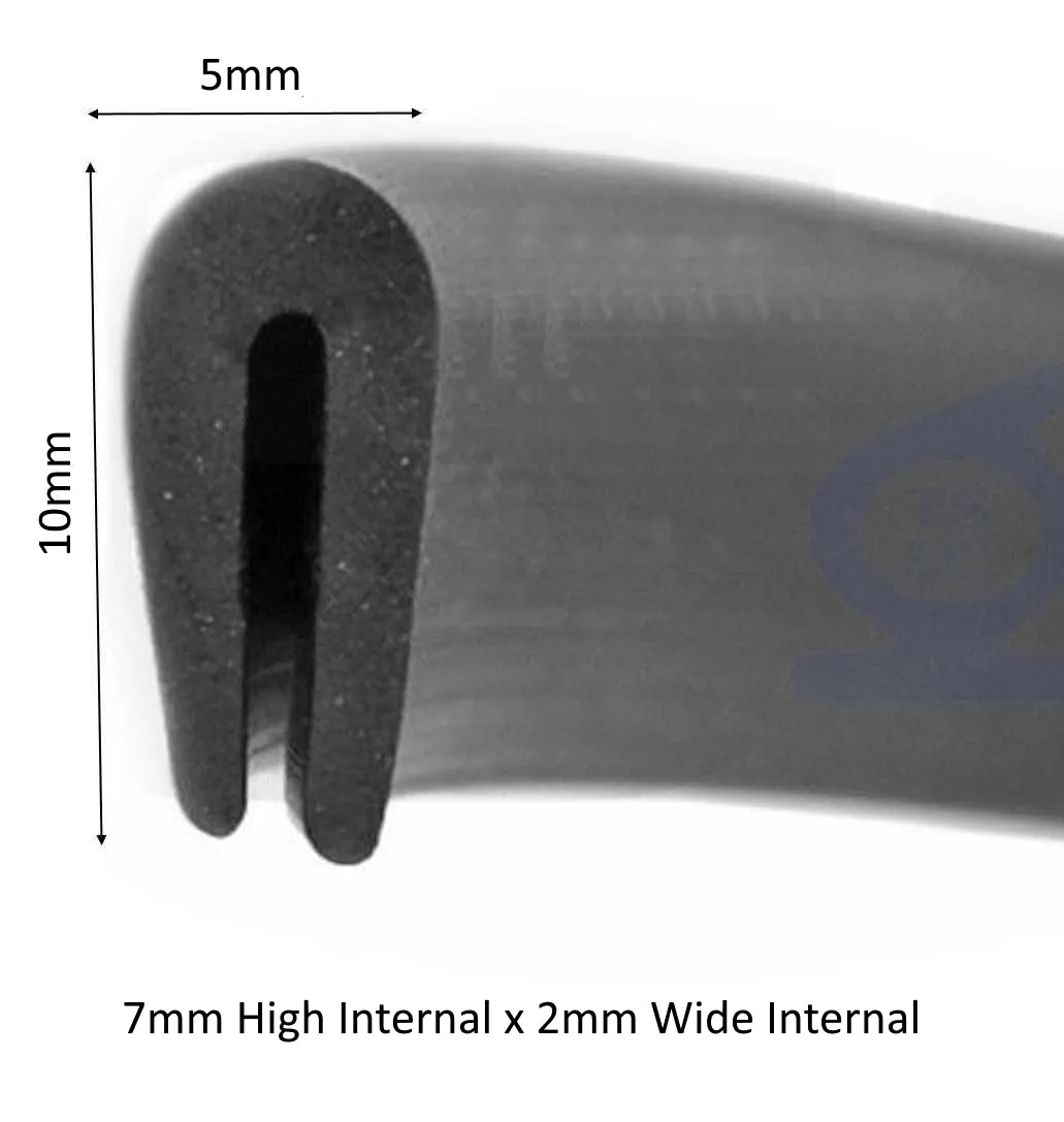 TSEC 1A Rounded U Channel - 1-2mmx 10mmx1.2mm