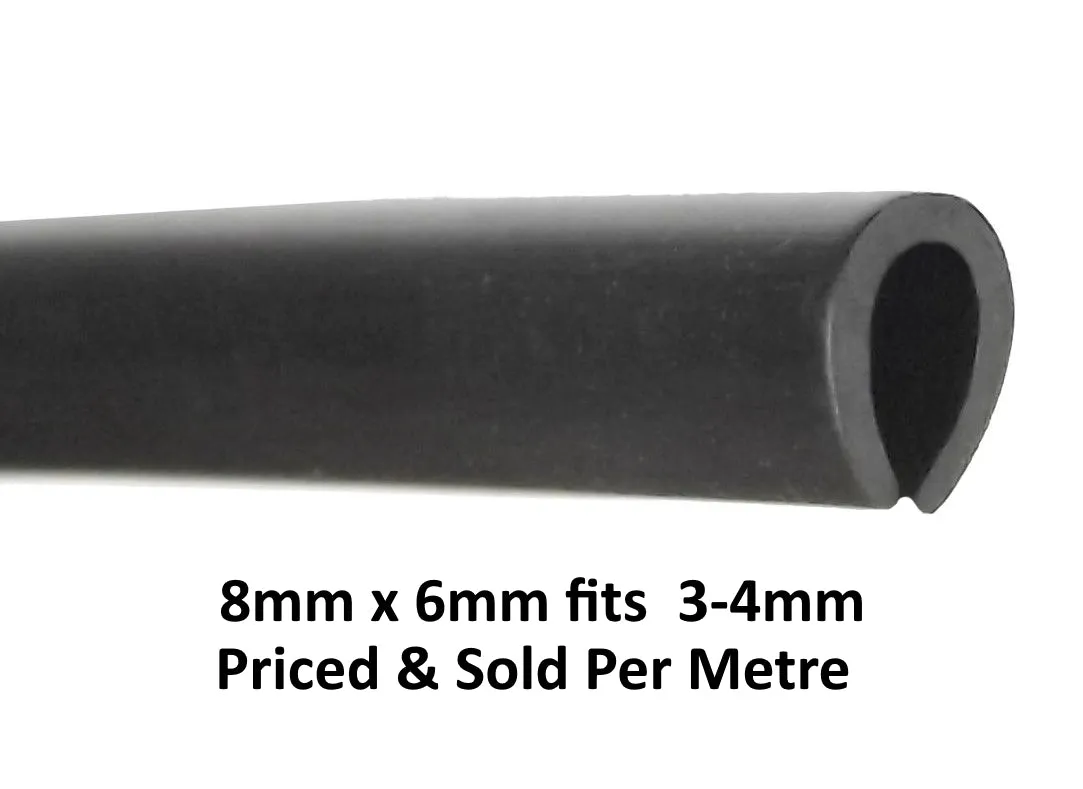 TSEC 1B EPDM Black Solid Edge Trim