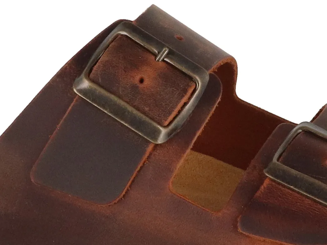 Tuffeln® Leather Sandals 'Föhr', brown