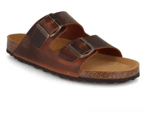Tuffeln® Leather Sandals 'Föhr', brown