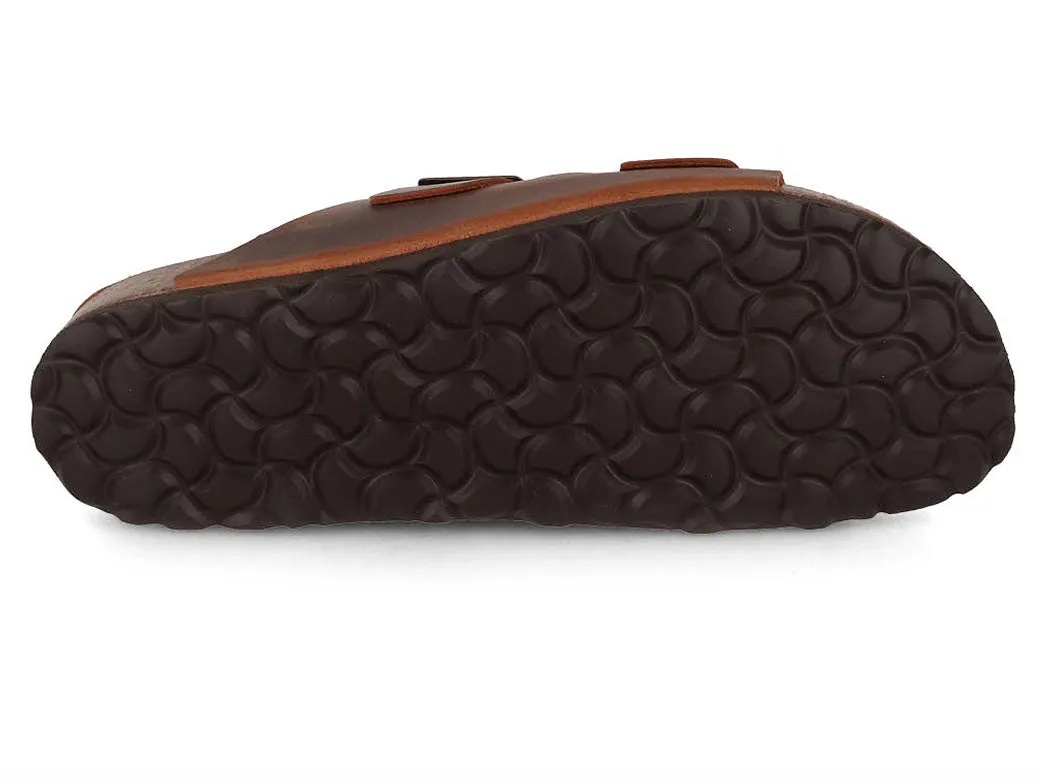 Tuffeln® Leather Sandals 'Föhr', brown