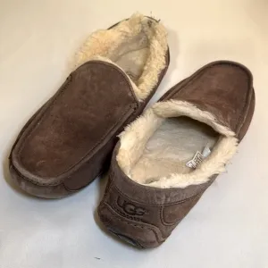 UGG Ascot Matte Leather Slipper - Tan size 10