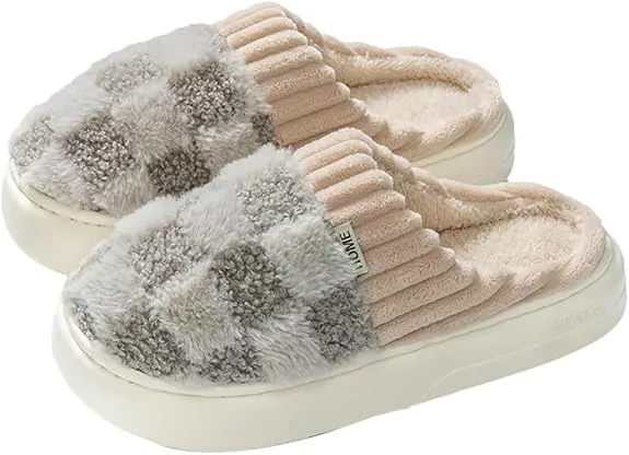 Unisex Plush Slippers