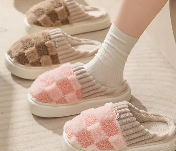 Unisex Plush Slippers