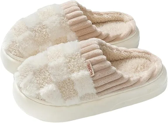 Unisex Plush Slippers