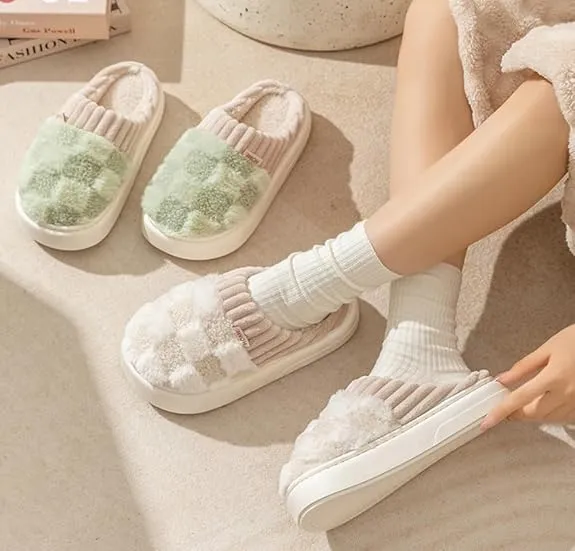 Unisex Plush Slippers