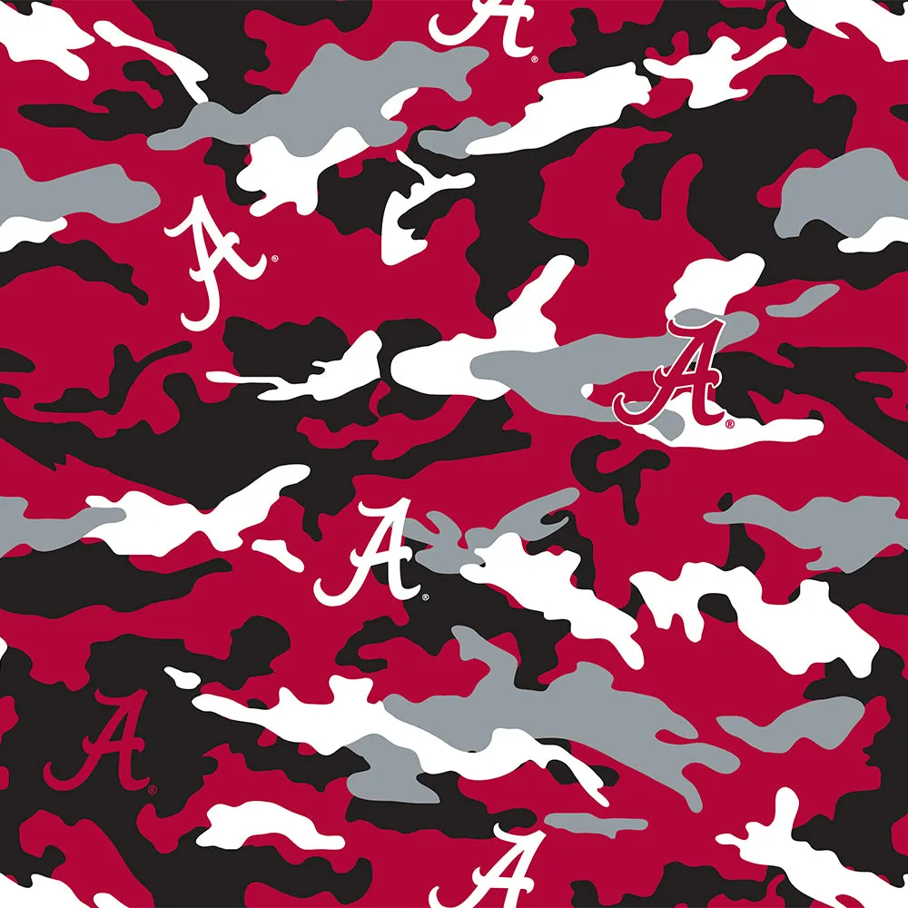 UNIVERSITY OF ALABAMA-Camo Fleece-100% Polyester-AL820