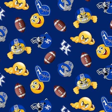UNIVERSITY OF KENTUCKY-Emoji Fleece-100% Polyester-KY1126