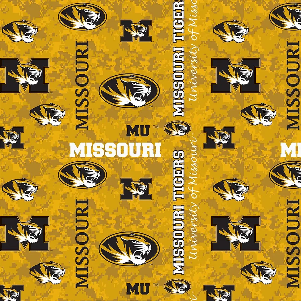 UNIVERSITY OF MISSOURI-Digital Camo Fleece-100% Polyester-MO1122