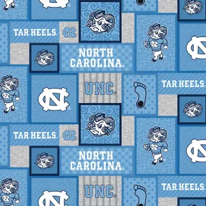 UNIVERSITY OF NORTH CAROLINA-College Patch Fleece-100% Polyester-NC1177