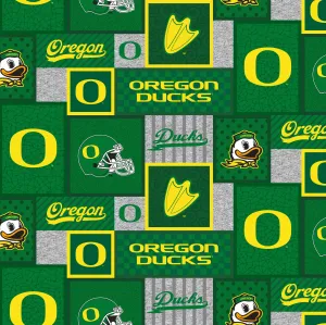 UNIVERSITY OF OREGON-College Patch Fleece-100% Polyester-OR1177