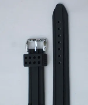 Vector and Regulator Black Rubber Strap