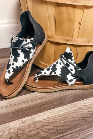 Very G Angelika black/white Print Sandal