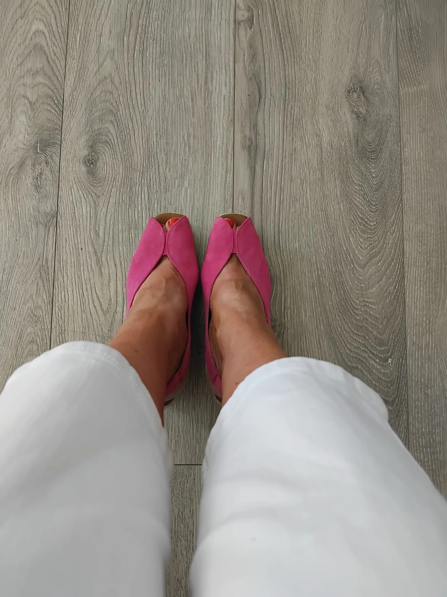 Viguera - 2128 Pink Wedge Sandal