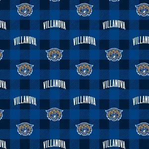 VILLANOVA UNIVERSITY-Buffalo Plaid Fleece-100% Polyester-VU1190