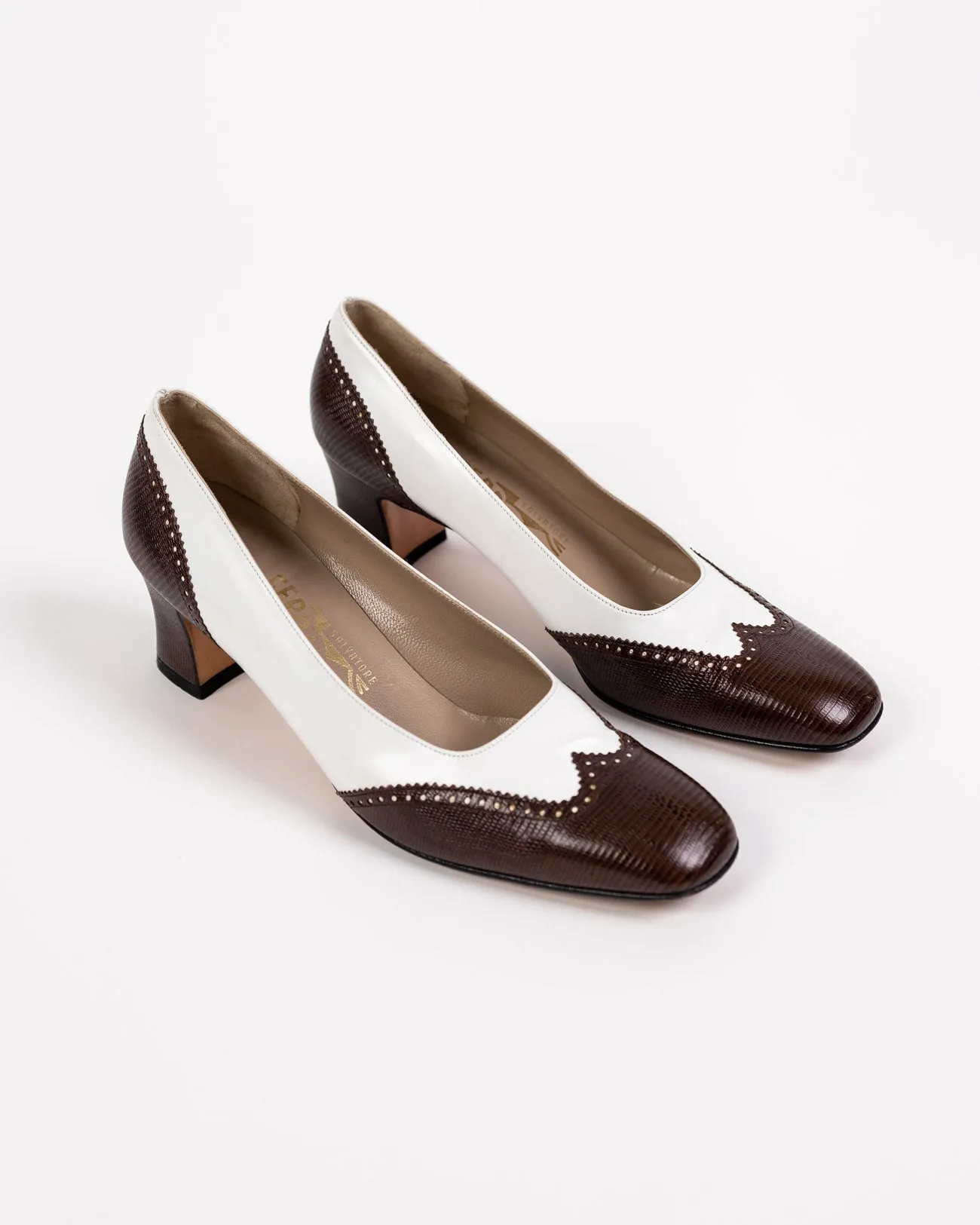 Vintage Brogue Pumps