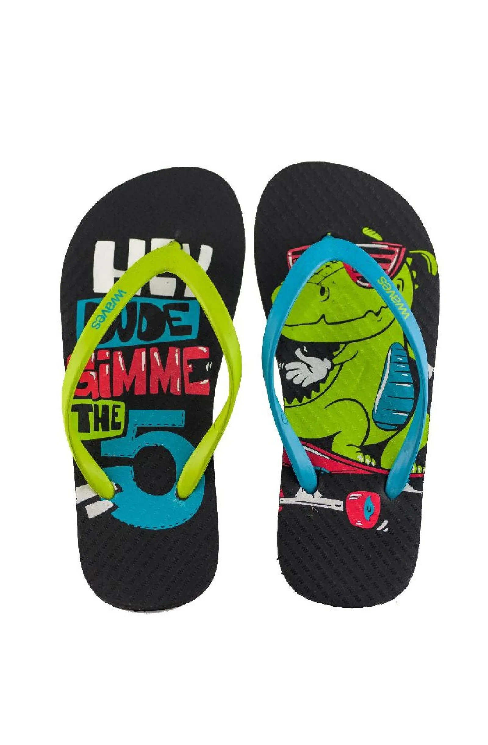 WAVES Kids Dino Print Flip Flop