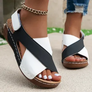 Women Sandals Wedge Heeled Sandals For Summer Shoes Women Heels Lightweight Wedges Shoes Women's Summer Footwear