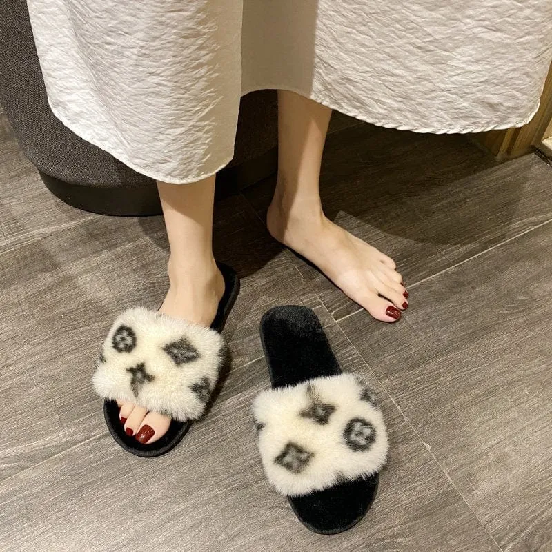 Women's Coral Fleece Home Slippers Clearance