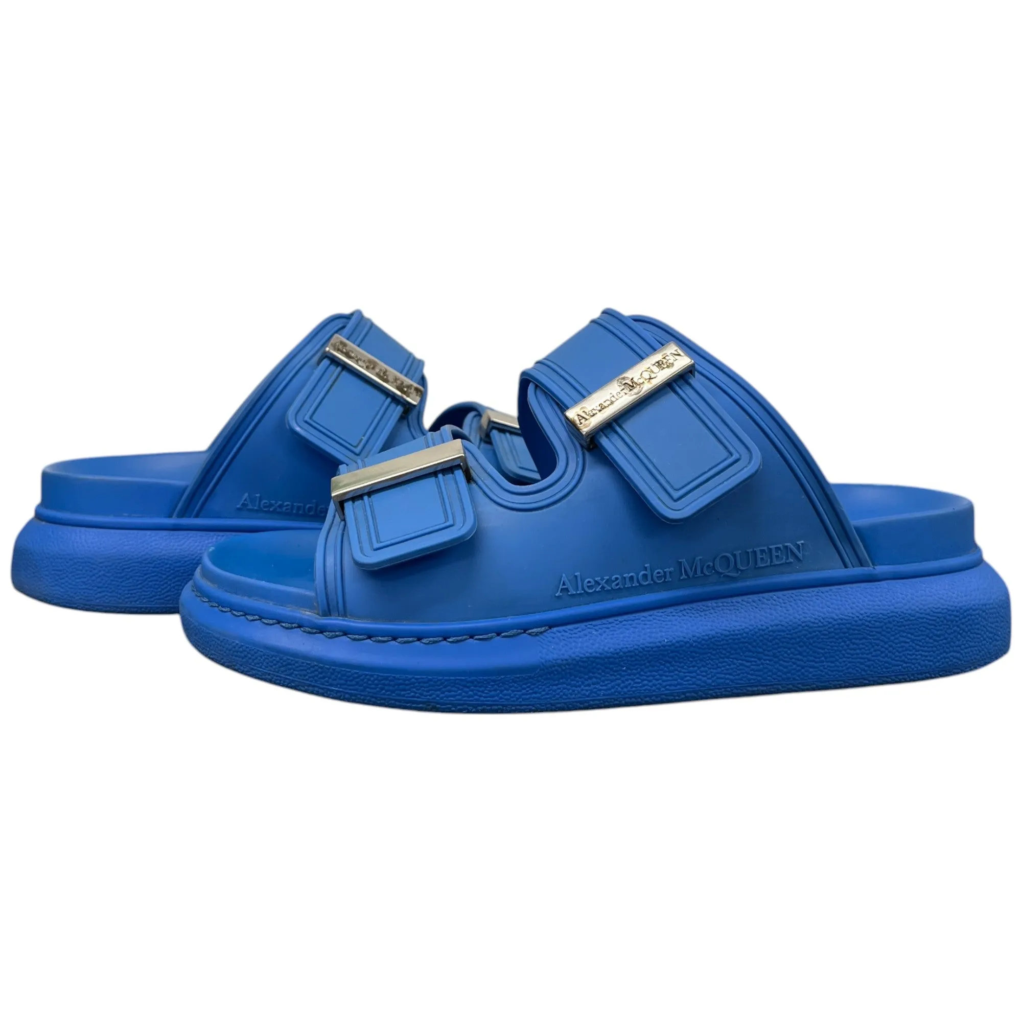 Women's Exaggerated-Sole Sandals Blue Size EU 35 / UK 2