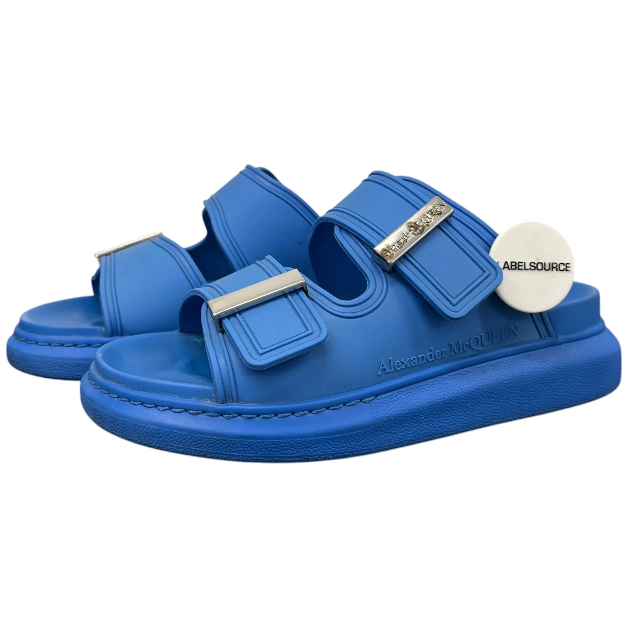 Women's Exaggerated-Sole Sandals Blue Size EU 35 / UK 2