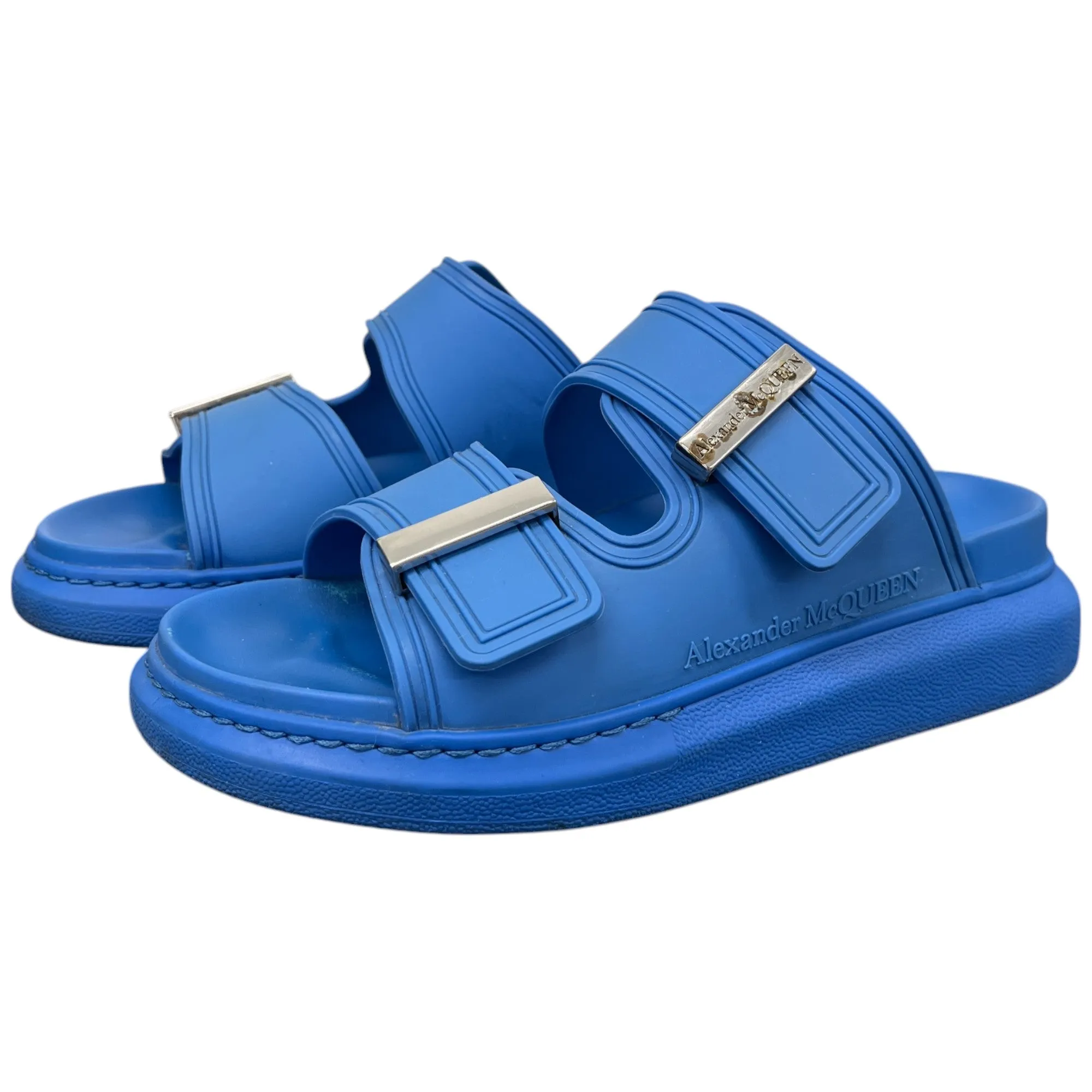 Women's Exaggerated-Sole Sandals Blue Size EU 35 / UK 2