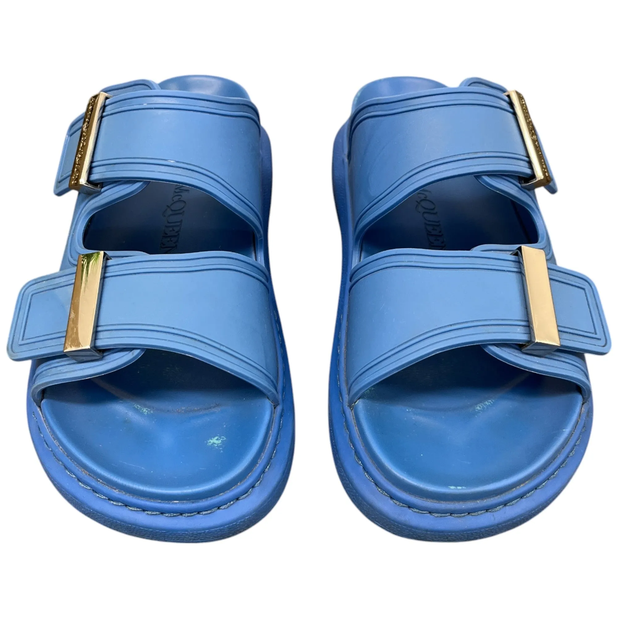 Women's Exaggerated-Sole Sandals Blue Size EU 35 / UK 2